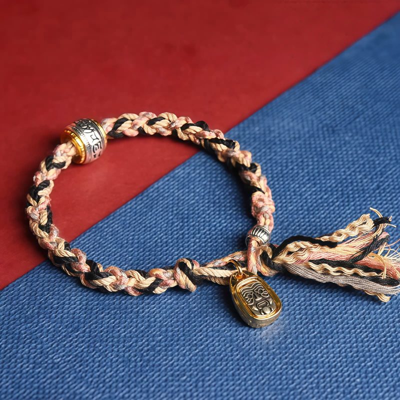 Zakiram Goddess of Wealth Om Mani Padme Hum Bracelet Zakiram Goddess of Wealth Om Mani Padme Hum Bracelet