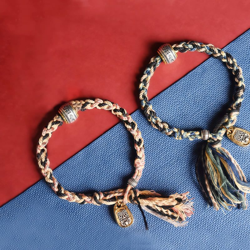 Zakiram Goddess of Wealth Om Mani Padme Hum Bracelet Zakiram Goddess of Wealth Om Mani Padme Hum Bracelet