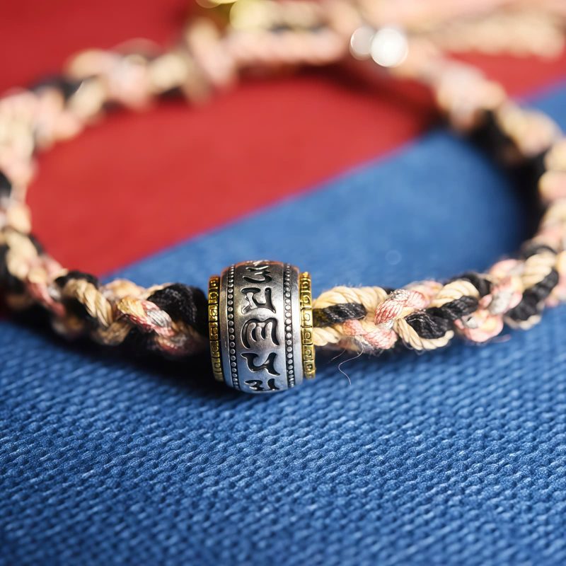 Zakiram Goddess of Wealth Om Mani Padme Hum Bracelet Zakiram Goddess of Wealth Om Mani Padme Hum Bracelet