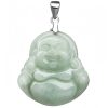 925 Silver Laughing Buddha Jade Pendant Chain Pendant 925 Silver Laughing Buddha Jade Pendant Chain Pendant