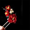 Chinese Style Handmade Red Camellia Hair Clip Chinese Style Handmade Red Camellia Hair Clip