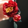 Chinese Style Handmade Red Camellia Hair Clip Chinese Style Handmade Red Camellia Hair Clip