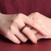 Cinnabar Om Mani Padme Hum Blessing Ring Cinnabar Om Mani Padme Hum Blessing Ring