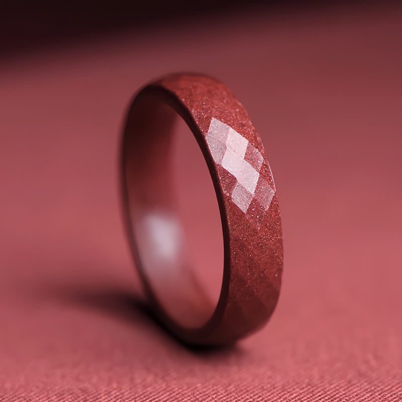Cinnabar Om Mani Padme Hum Blessing Ring Cinnabar Om Mani Padme Hum Blessing Ring