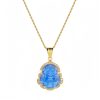 Gold-Filled Laughing Buddha Jade Necklace Gold-Filled Laughing Buddha Jade Necklace