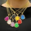 Gold-Filled Laughing Buddha Jade Necklace Gold-Filled Laughing Buddha Jade Necklace
