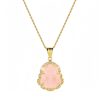 Gold-Filled Laughing Buddha Jade Necklace Gold-Filled Laughing Buddha Jade Necklace