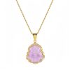 Gold-Filled Laughing Buddha Jade Necklace Gold-Filled Laughing Buddha Jade Necklace
