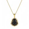 Gold-Filled Laughing Buddha Jade Necklace Gold-Filled Laughing Buddha Jade Necklace