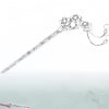 Green Aventurine & Red Agate Floral Soothing Hairpin Green Aventurine & Red Agate Floral Soothing Hairpin