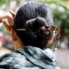 Green Aventurine & Red Agate Floral Soothing Hairpin Green Aventurine & Red Agate Floral Soothing Hairpin