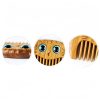 Kamm aus grünem Sandelholz mit Katzenmotiv Green Sandalwood Cat Pattern Comb