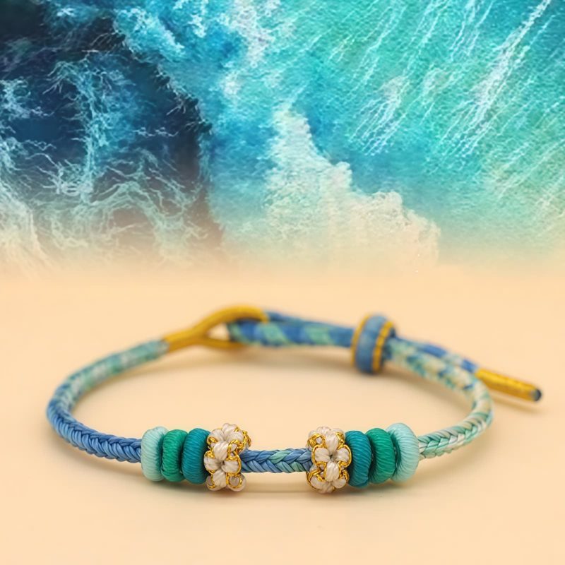 Handmade Eight Thread Peace Knot Braided Bracelet Handmade Eight Thread Peace Knot Braided Bracelet