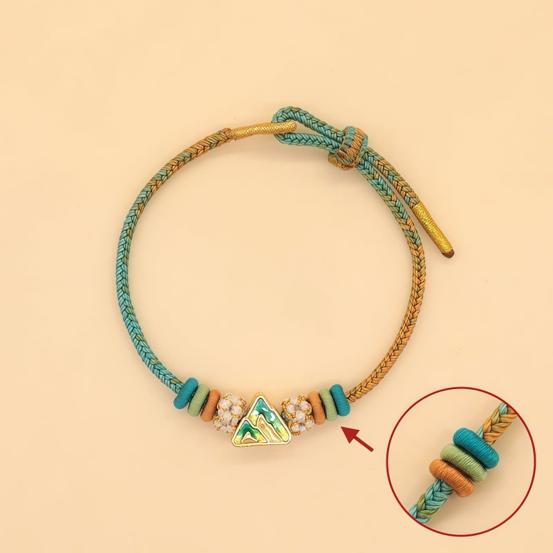 Handmade Eight Thread Peace Knot Braided Bracelet Handmade Eight Thread Peace Knot Braided Bracelet
