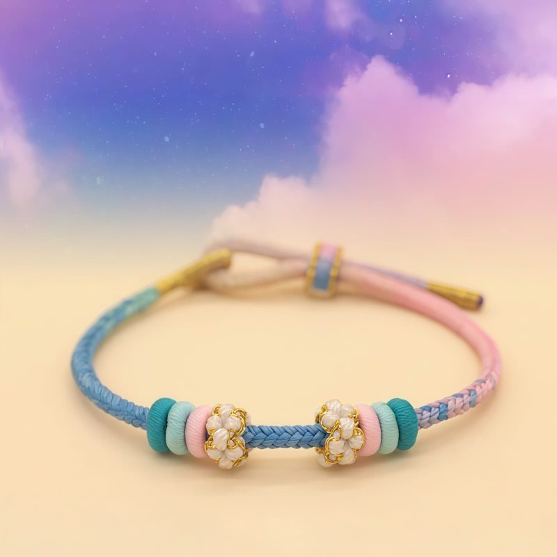 Handmade Eight Thread Peace Knot Braided Bracelet Handmade Eight Thread Peace Knot Braided Bracelet