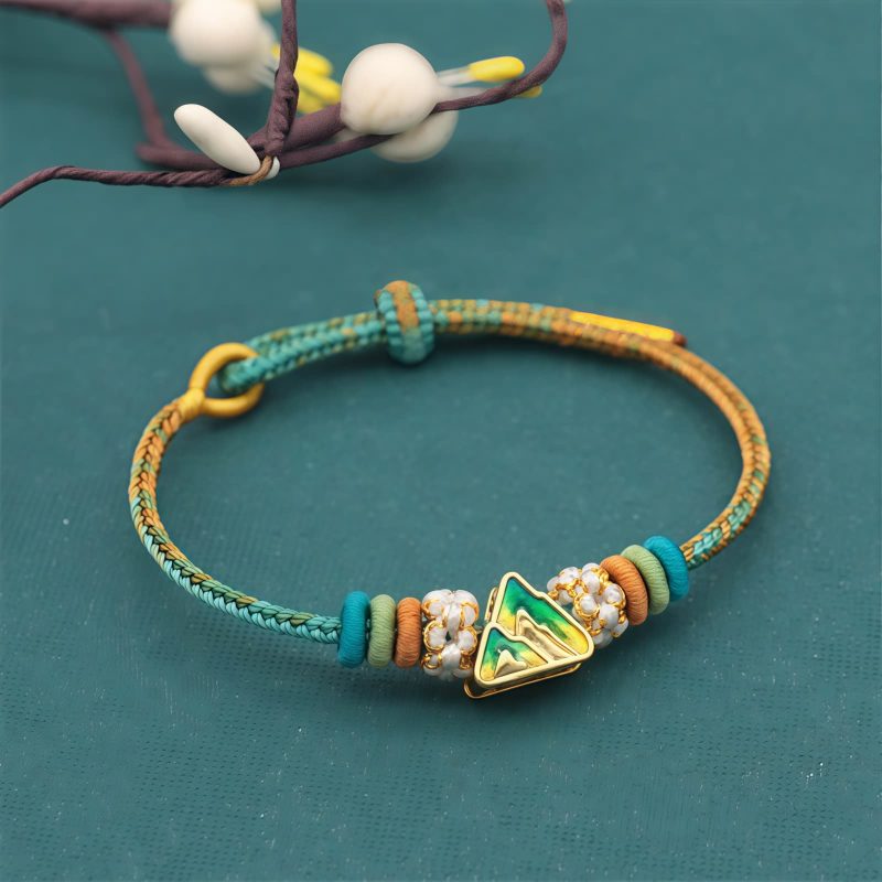 Handmade Eight Thread Peace Knot Braided Bracelet Handmade Eight Thread Peace Knot Braided Bracelet