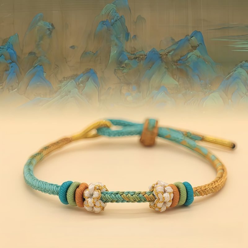 Handmade Eight Thread Peace Knot Braided Bracelet Handmade Eight Thread Peace Knot Braided Bracelet