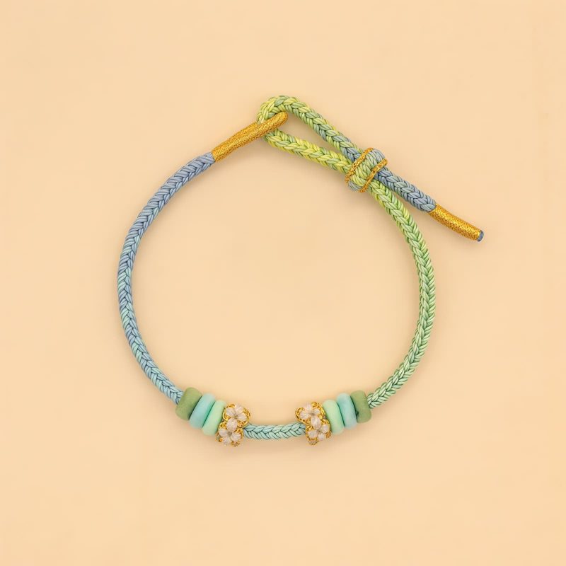 Handmade Eight Thread Peace Knot Braided Bracelet Handmade Eight Thread Peace Knot Braided Bracelet