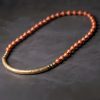 Moss Agate Red Jasper Black Obsidian Copper Couple Bracelet