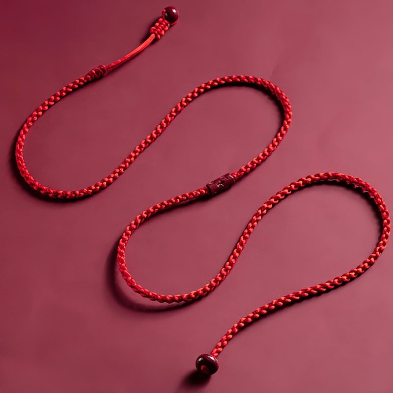 Natural Cinnabar Blessing Protection Belly Chain Natural Cinnabar Blessing Protection Belly Chain