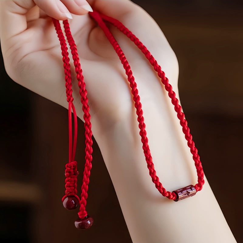 Natural Cinnabar Blessing Protection Belly Chain Natural Cinnabar Blessing Protection Belly Chain