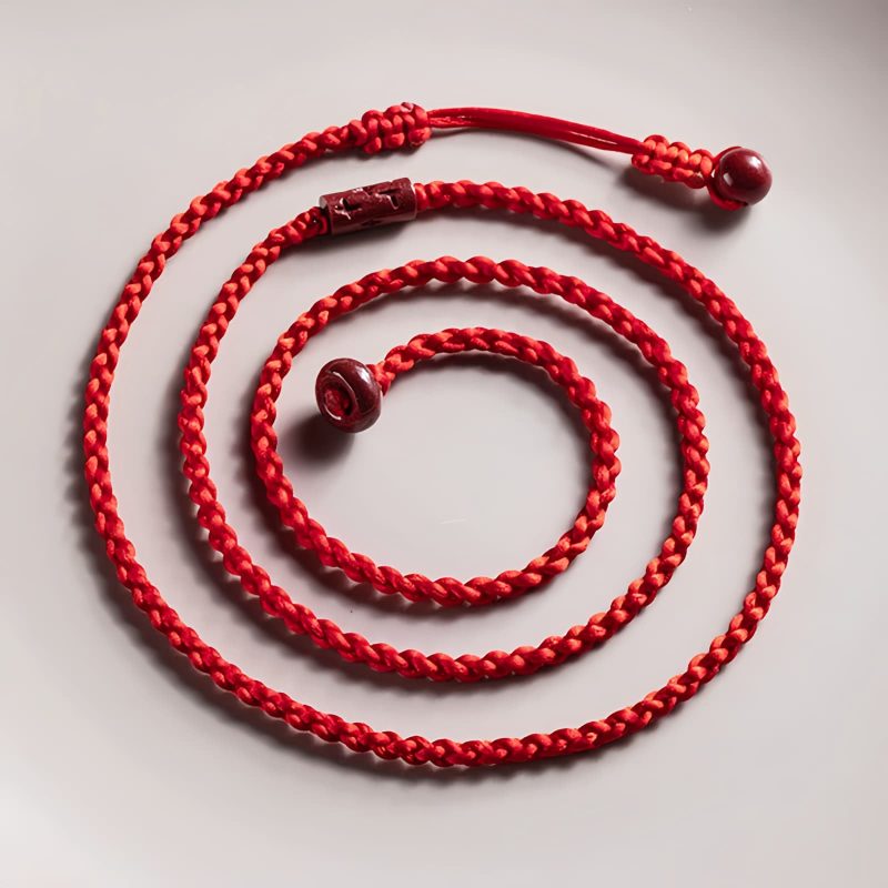 Natural Cinnabar Blessing Protection Belly Chain Natural Cinnabar Blessing Protection Belly Chain