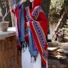 Red Heart Tassel Tibetan Hooded Shawl Red Heart Tassel Tibetan Hooded Shawl