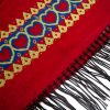 Red Heart Tassel Tibetan Hooded Shawl Red Heart Tassel Tibetan Hooded Shawl