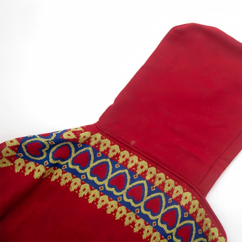 Red Heart Tassel Tibetan Hooded Shawl Red Heart Tassel Tibetan Hooded Shawl