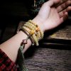 Tibet 108 Mala Sheep Horn Amber Luck Bracelet Tibet 108 Mala Sheep Horn Amber Luck Bracelet