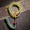 Tibet 108 Mala Sheep Horn Amber Luck Bracelet Tibet 108 Mala Sheep Horn Amber Luck Bracelet