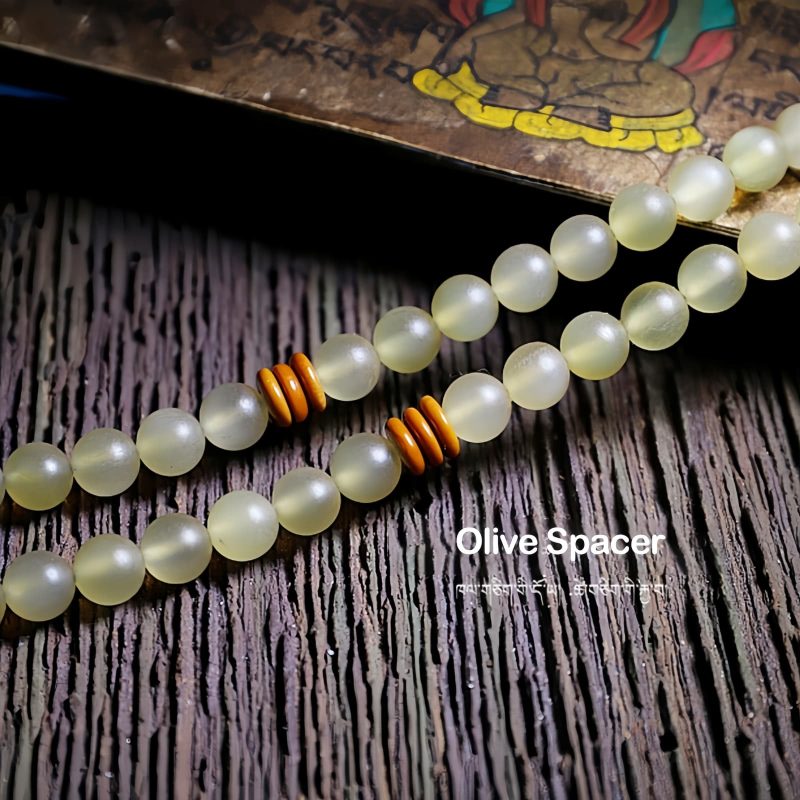 Tibet 108 Mala Sheep Horn Amber Luck Bracelet Tibet 108 Mala Sheep Horn Amber Luck Bracelet
