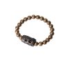 チベット産黒檀×純銅 平安ブレスレット Tibet Ebony Wood Copper Peace Bracelet
