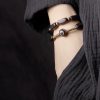 Tibet Ebony Wood Dzi Bead Copper Double Wrap Bracelet