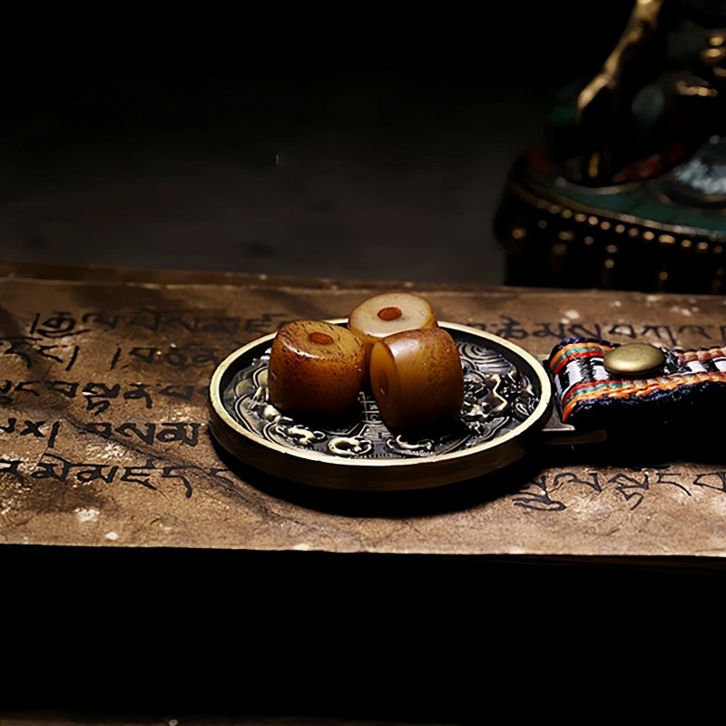 Tibetan 108 Mala Yak Bone Amber Balance Bracelet Tibetan 108 Mala Yak Bone Amber Balance Bracelet