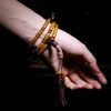 Tibetan 108 Mala Yak Bone Amber Balance Bracelet Tibetan 108 Mala Yak Bone Amber Balance Bracelet