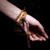 Tibetan 108 Mala Yak Bone Amber Balance Bracelet Tibetan 108 Mala Yak Bone Amber Balance Bracelet