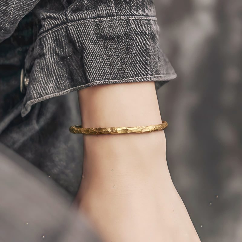 Tibetan Bump Texture Copper Luck Cuff Bracelet Tibetan Bump Texture Copper Luck Cuff Bracelet