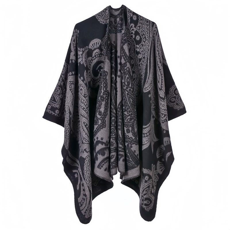 Handgefertigter tibetischer Schal mit Paisley-Muster Tibetan Cashew Flower Handcrafted Shawl