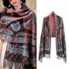 Tibetan Cashew Flower Tassel Shawl Tibetan Cashew Flower Tassel Shawl