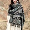 Tibetan Cashew Flower Tassel Shawl Tibetan Cashew Flower Tassel Shawl