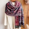 Tibetan Cashew Flower Tassel Shawl Tibetan Cashew Flower Tassel Shawl