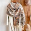 Tibetan Cashew Flower Tassel Shawl Tibetan Cashew Flower Tassel Shawl