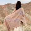 Tibetan Cashew Flower Tassel Shawl Tibetan Cashew Flower Tassel Shawl