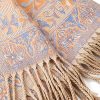 Tibetan Cashew Flowers Shawl Wrap Tibetan Cashew Flowers Shawl Wrap