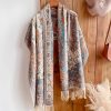 Tibetan Cashew Flowers Shawl Wrap Tibetan Cashew Flowers Shawl Wrap