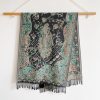 Tibetan Cashew Flowers Shawl Wrap Tibetan Cashew Flowers Shawl Wrap