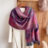 Tibetan Cashew Flowers Shawl Wrap Tibetan Cashew Flowers Shawl Wrap