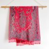 Tibetan Cashew Flowers Shawl Wrap Tibetan Cashew Flowers Shawl Wrap
