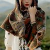 Tibetan Classic Geometry Pattern Shawl Tibetan Classic Geometry Pattern Shawl
